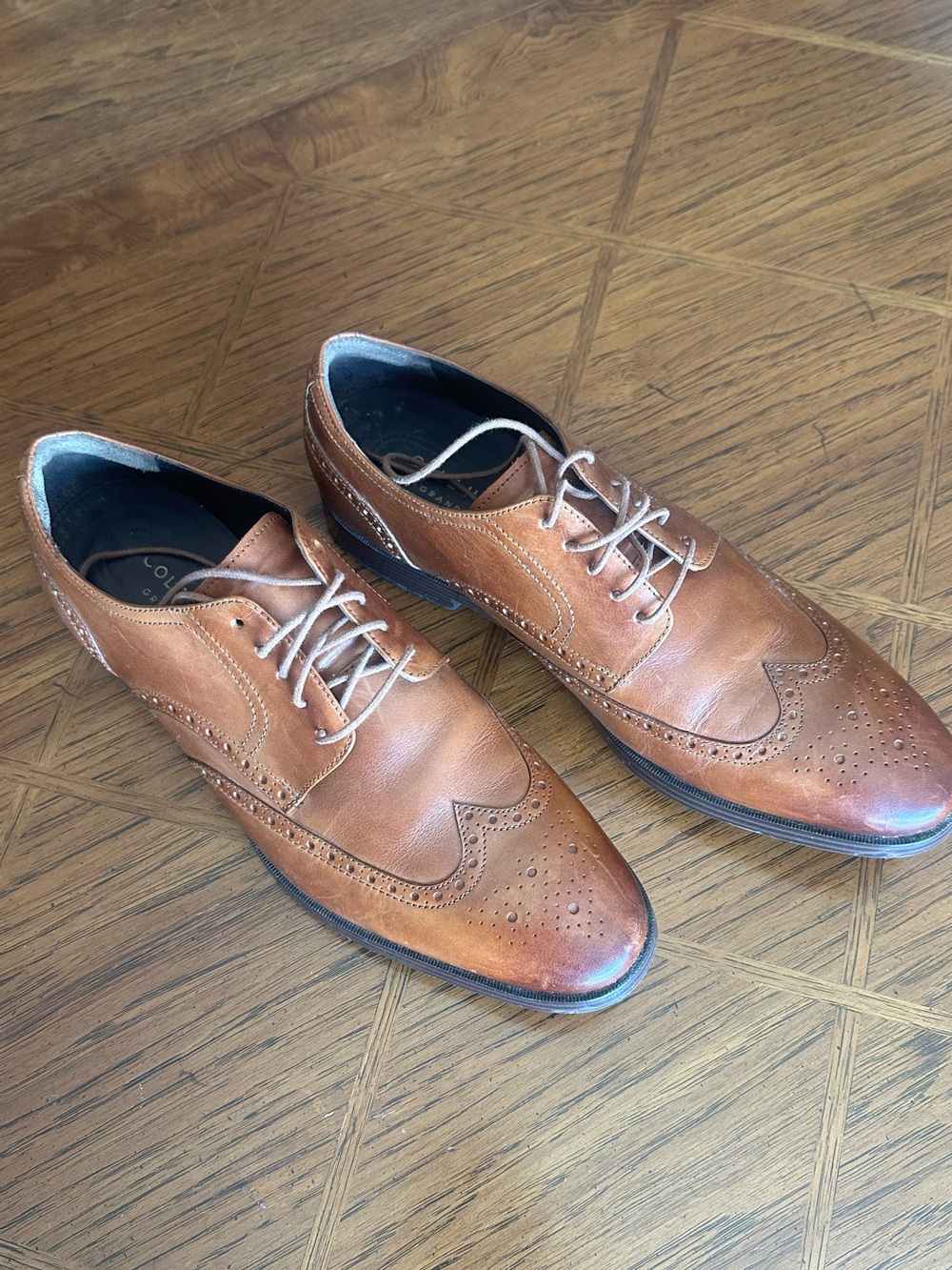 Cole Haan Grand OS Brown Leather Shoes (US Men’s 11.5)